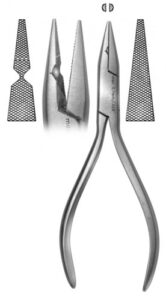 Karl Hammacher Duz Pense Tirtikli 130mm HSL 483 13