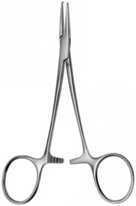 Karl Hammacher Ligatur Aleti Mosquito Klemp Modifiye Wilhelmy 120mm Duz HAM HSE 950