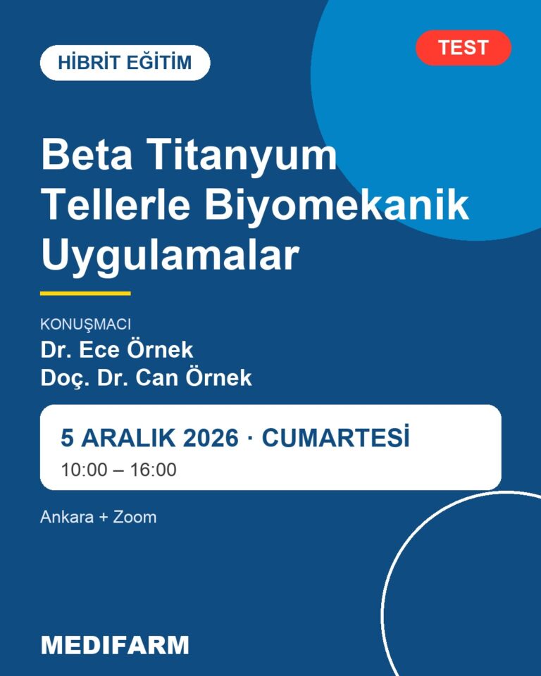 TEST hibrit eğitim afişi