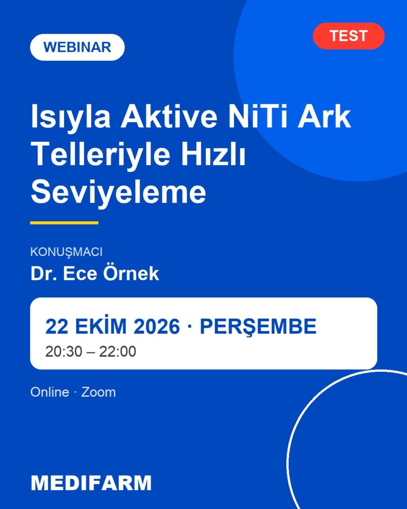 TEST webinar afişi
